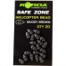 Бусина Korda Safe zone heli bead small ID резиновая brown уп 20шт