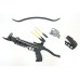 Арбалет-пистолет Man Kung Alligator MK-TCS1-BK пластик черный 3 стрелы