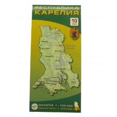 Автокарта Республика Карелия