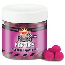 Бойлы Dynamite Baits Pop-ups Hardened mulberry florentine fluro 20мм 100гр
