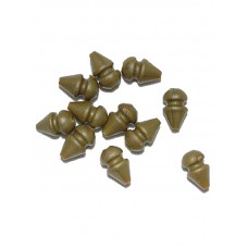 Бусина Korda Safe zone heli bead small ID резиновая brown уп 20шт