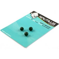 Бусина Nautilus Soft Beads 6 мм olive green