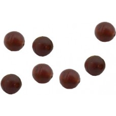Бусина Nautilus Soft beads dark brown 4мм