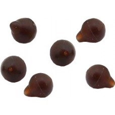 Бусина Nautilus Tear drop helicopter soft beads brown