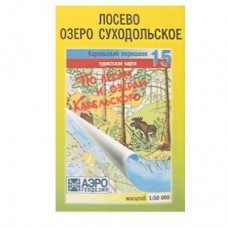 Карта по лесам и озерам Карельского №15