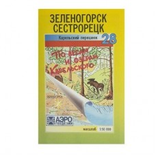 Карта по лесам и озерам Карельского №28