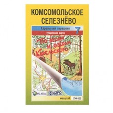 Карта по лесам и озерам Карельского № 7