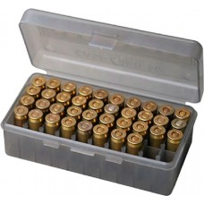 Кейс MTM для переноски и хранения 50 пистолетных патронов