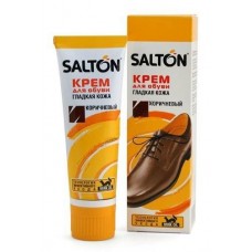 Крем Salton д/обуви с норк.маслом в туб. 75мл.коричневый