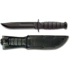 Нож Ka-Bar 1256 Short Black USMC сталь 1095 рукоять кратон