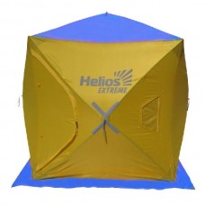 Палатка Helios куб 1.5х1.5 зимняя желтый/синий