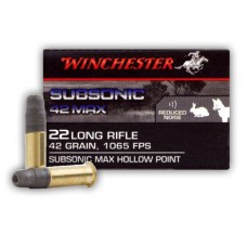 Патрон 22 LR Winchester Subsonic max hollow point 2,72г (50шт)