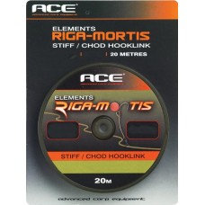 Поводковый материал Ace Riga mortis hooklink 20lb 20м черный