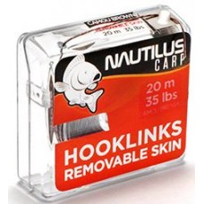 Поводковый материал Nautilus Removable skin 20м 15Ib camou brown