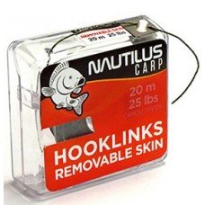 Поводковый материал Nautilus Removable skin 20м 15Ib camou green