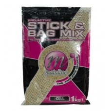 Прикормка Mainline Pro-active bag & stick mix 1кг cloud-9