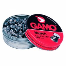 Пульки Gamo Match 4,5мм 0.49г 250шт