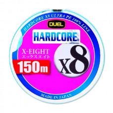Шнур Yo-Zuri PE Hardcore X8 Duel 0.6/0.132мм 5.8кг 150м white
