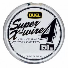Шнур Yo-Zuri PE Super X Wire 4 Silver 150м 0.8/0.153мм 6.4кг