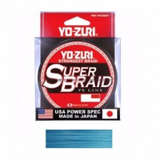 Шнур Yo-Zuri PE Superbraid Blue 300yds 20lbs 0,23мм