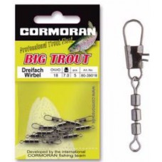 Вертлюг Cormoran Big trout с застежкой №10 79-50120